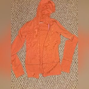 Victoria's Secret Orange Zip-Up Hoodie